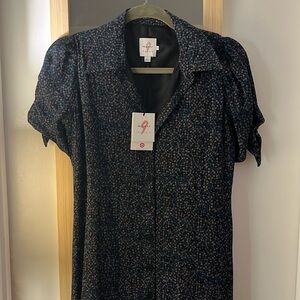 Hatch Floral Maternity Dress Size Small